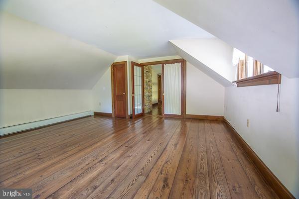 Upstairs bedroom, hardwoods throughout