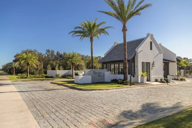 a view of an outdoor space and beach