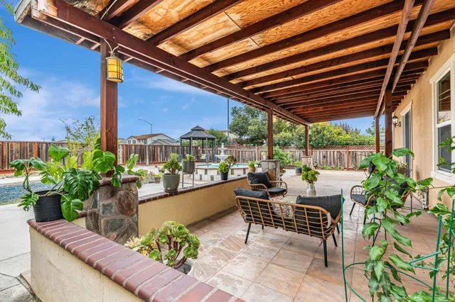 a street view with large trees