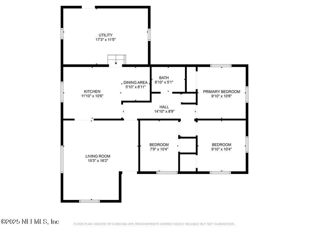 2389 Hilly Road Jacksonville, FL 32208 - Photo 2 of 35 Floor Sketch