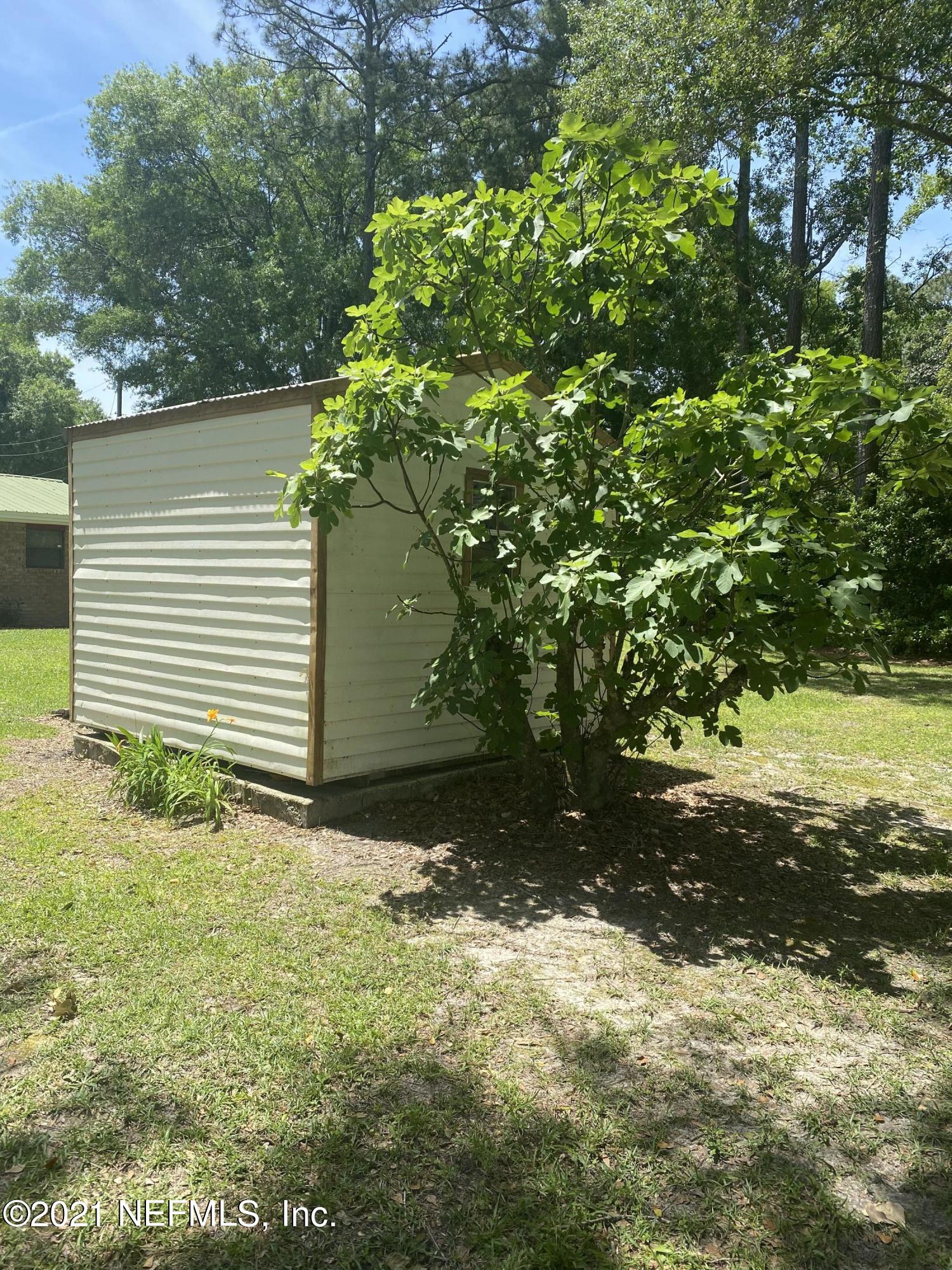 5983 Acre Road Macclenny, FL 32063 - Photo 42 of 46 Small storage shed and fig tree