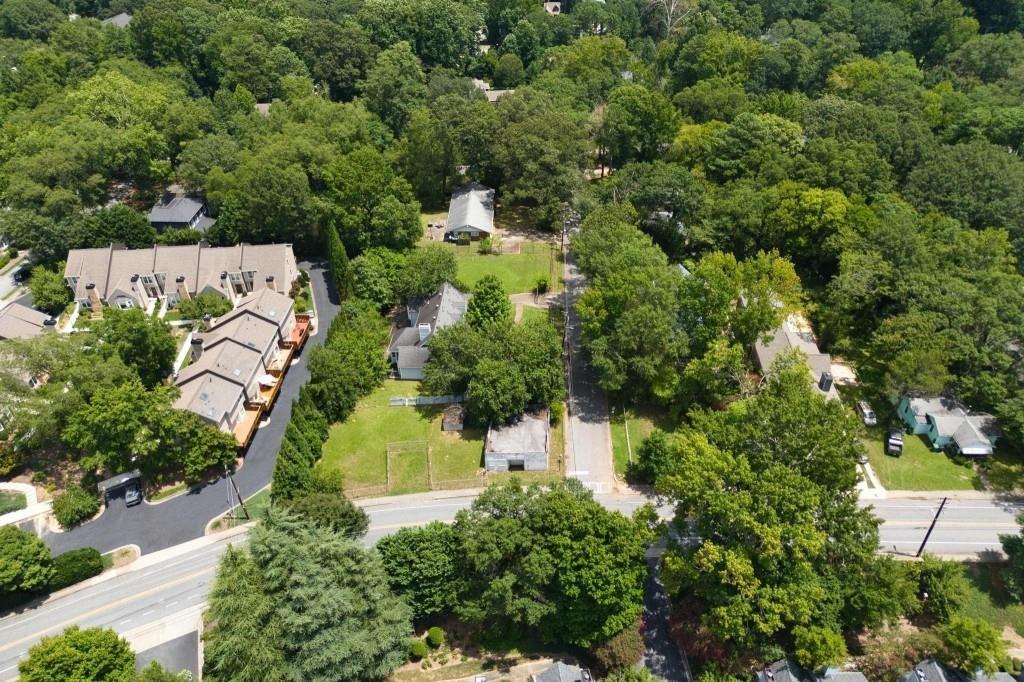 1917 Defoor Avenue Northwest Atlanta, GA 30318 - Photo 22 of 35 an aerial view of a house with a yard