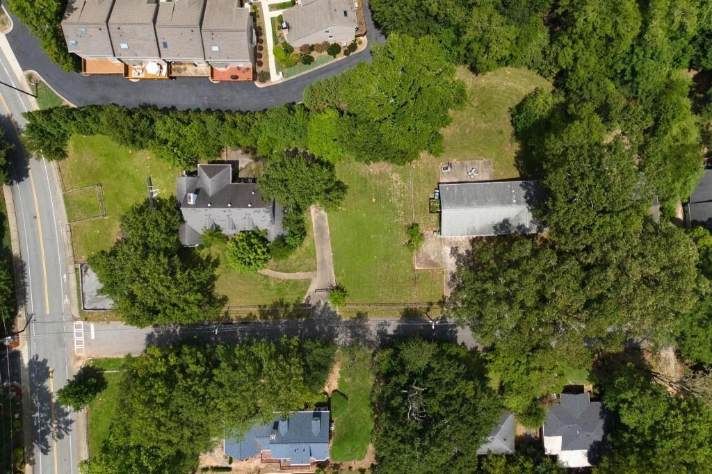 1917 Defoor Avenue Northwest Atlanta, GA 30318 - Photo 30 of 35 an aerial view of a house with a yard