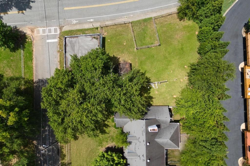 1917 Defoor Avenue Northwest Atlanta, GA 30318 - Photo 31 of 35 an aerial view of a house with a yard