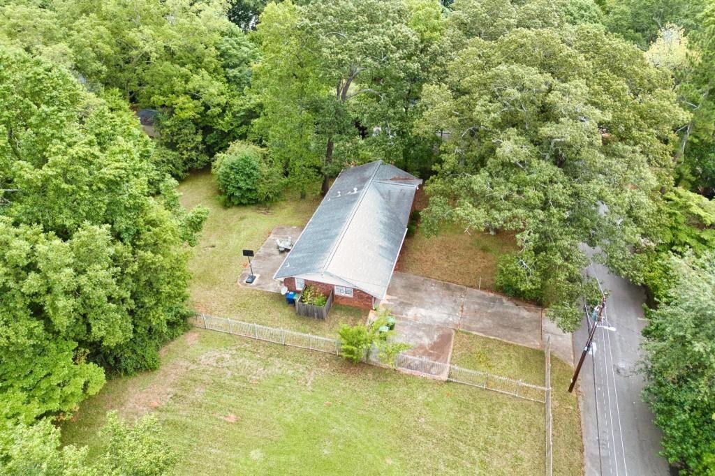 1917 Defoor Avenue Northwest Atlanta, GA 30318 - Photo 5 of 35 an aerial view of a garden with lawn chairs
