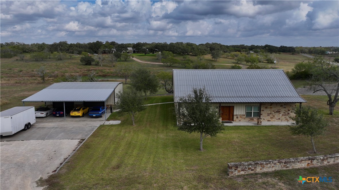 27 Stehle Road Victoria, TX 77905 - Photo 3 of 34 an aerial view of a house with a yard
