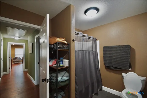 a room with storage and utility