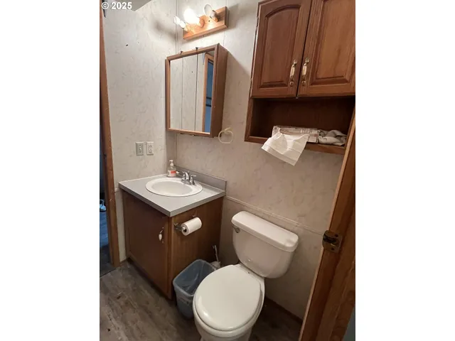 a view of a hallway with entryway