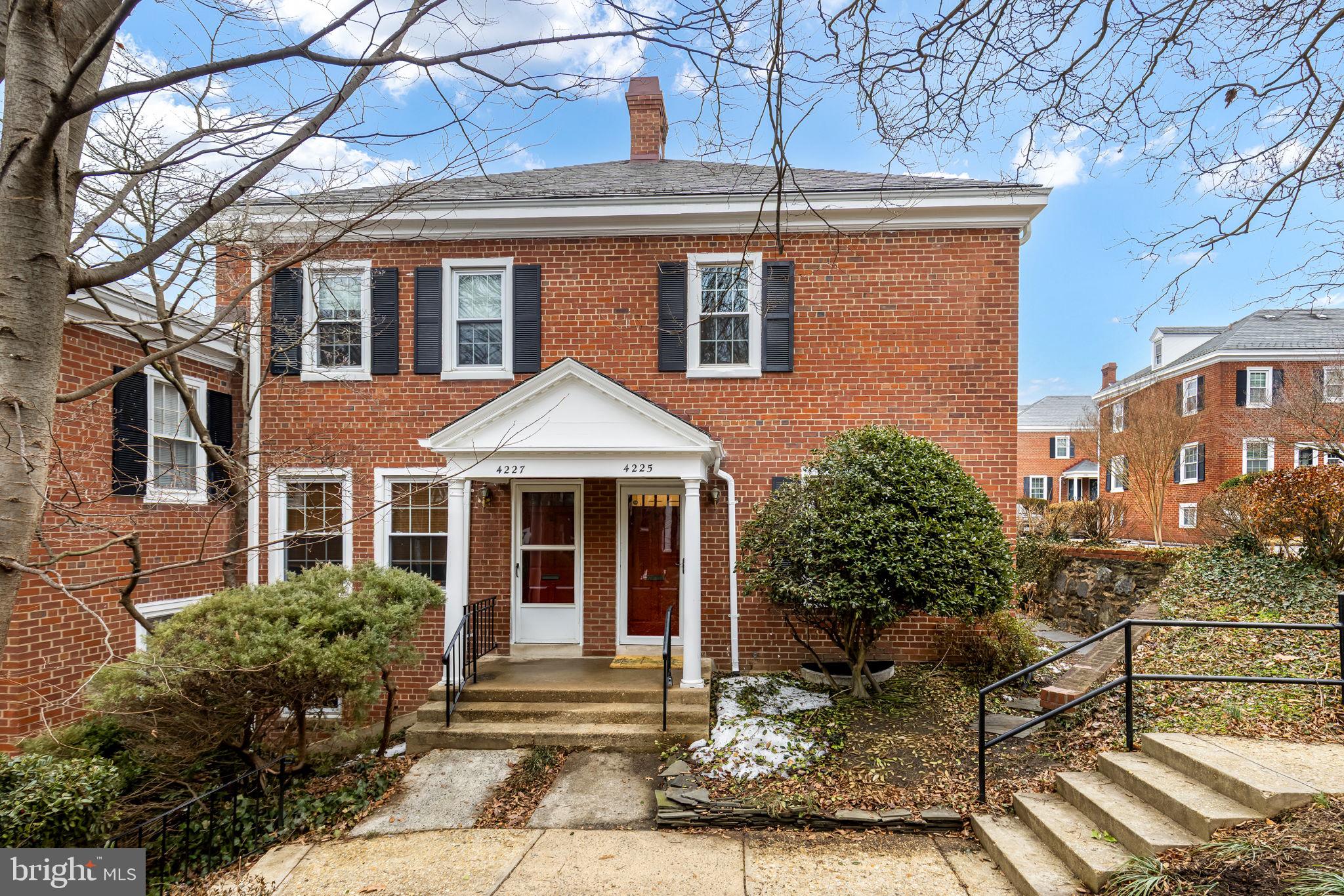 4225 32nd Road South Arlington, VA 22206 - Photo 1 of 36 a front view of a house with garden