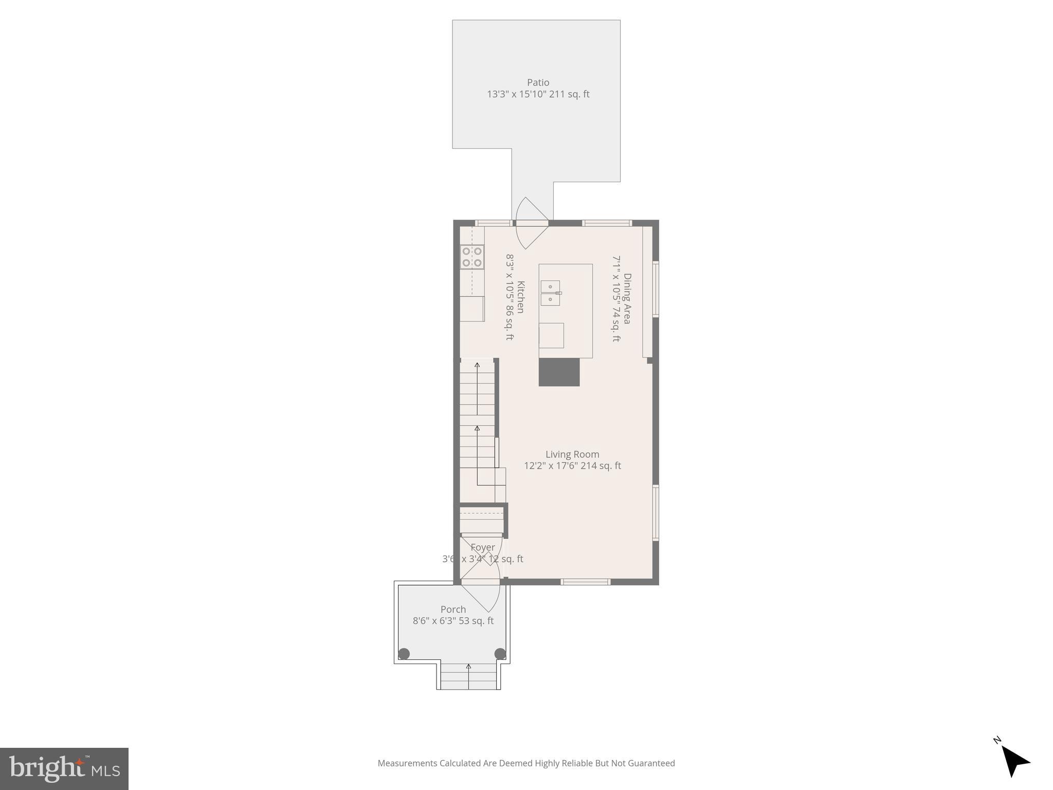 4225 32nd Road South Arlington, VA 22206 - Photo 34 of 36 a picture of floor plan