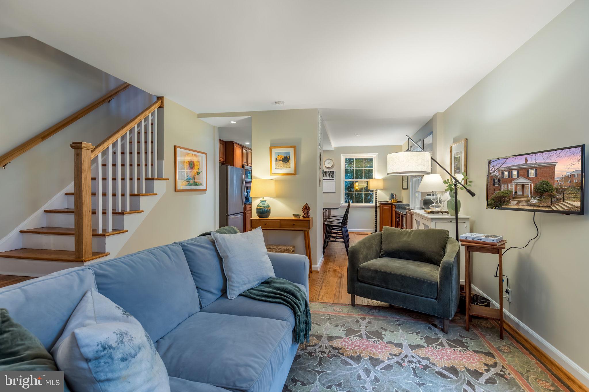 4225 32nd Road South Arlington, VA 22206 - Photo 10 of 36 a living room with furniture and a flat screen tv