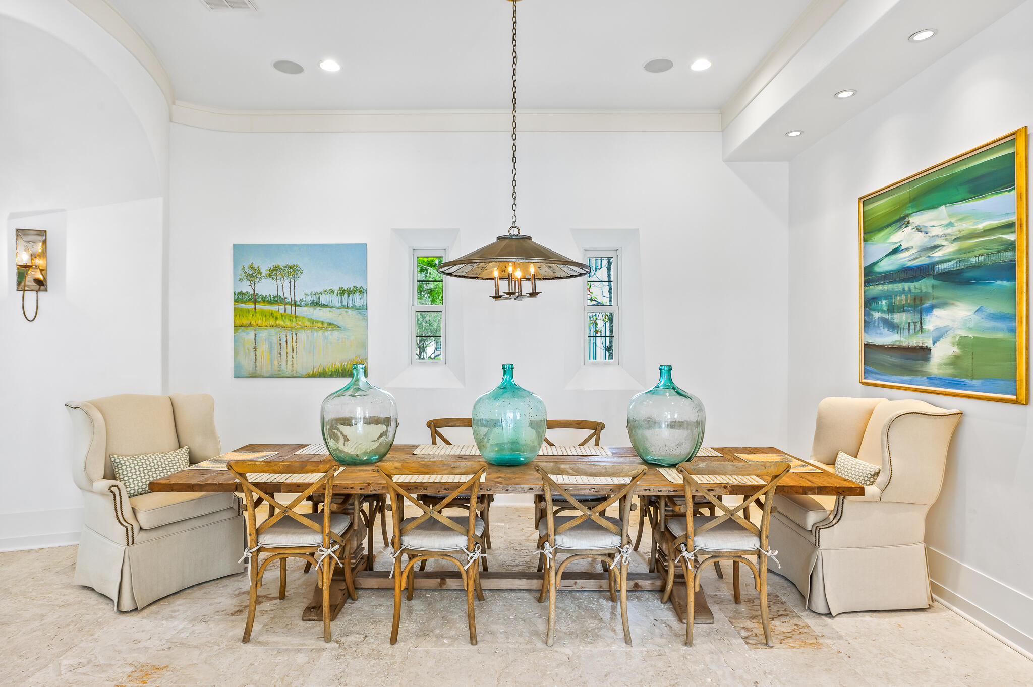 140 North Charles St Inlet Beach Inlet Beach, FL 32461 - Photo 33 of 72 a view of a dining room with furniture window and outside view