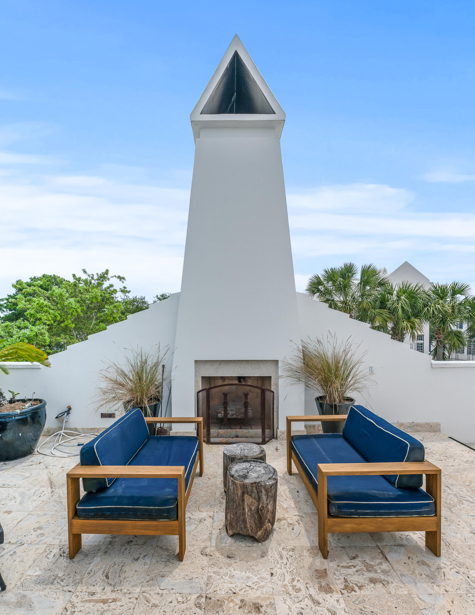 140 North Charles St Inlet Beach Inlet Beach, FL 32461 - Photo 70 of 72 a backyard of a house with outdoor seating