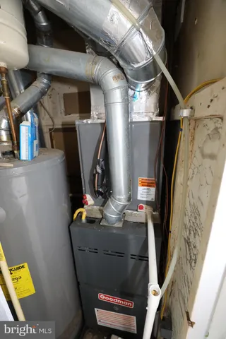 a view of storage and utility room