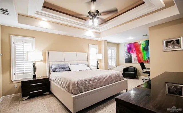 a view of a dining room with furniture and window