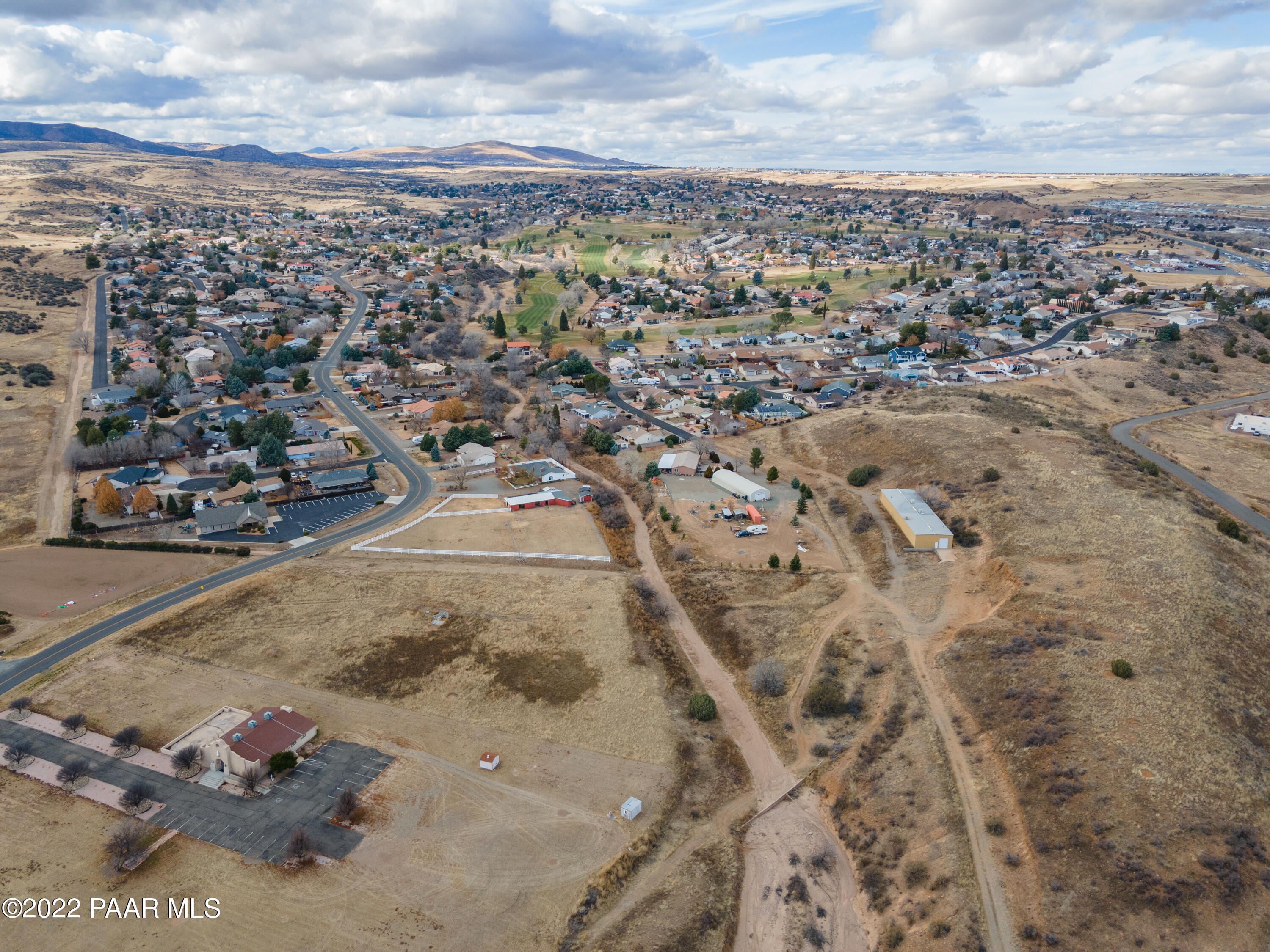 12026 East Turquoise Circle Dewey, AZ 86327 - Photo 7 of 29 an aerial view of a house with a yard