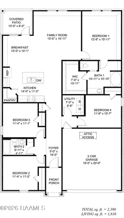 $247,500 | 103 Esson Drive, Maurice, LA 70555