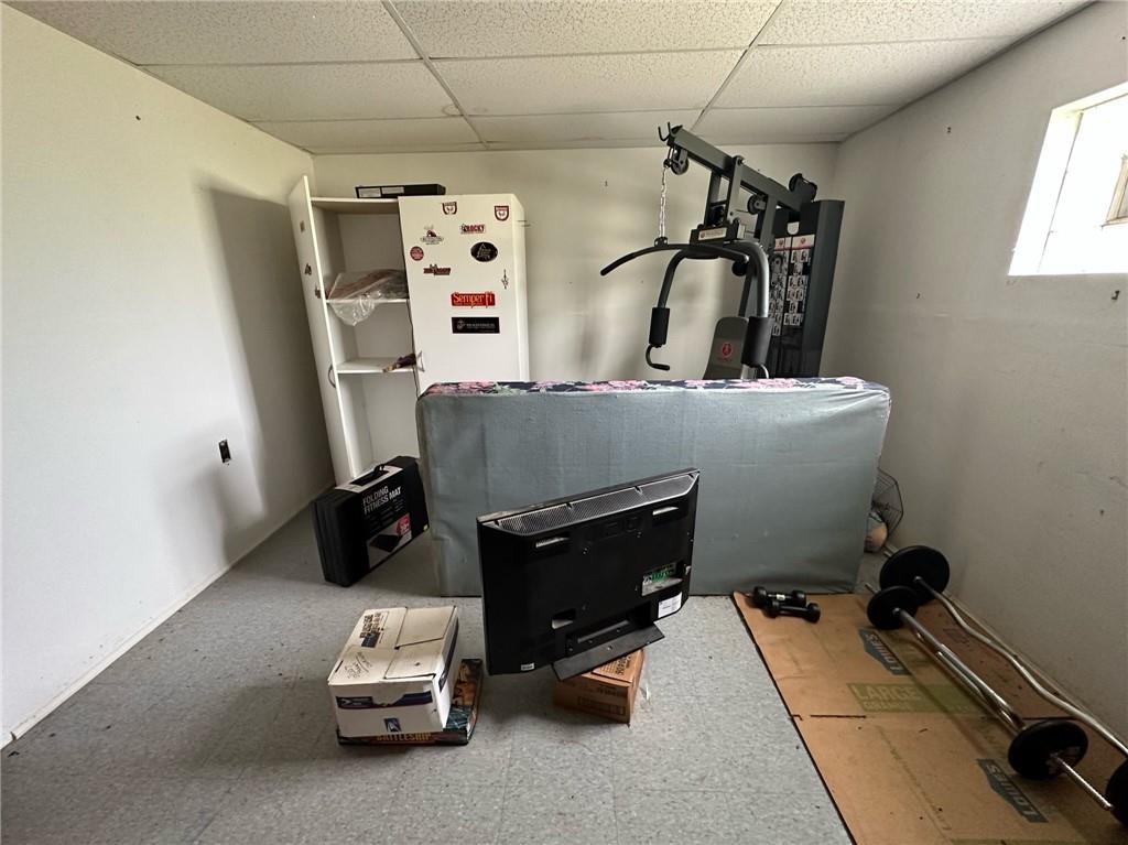562 Palmer Adah Road Adah, PA 15410 - Photo 32 of 46 a room with gym equipment and a window