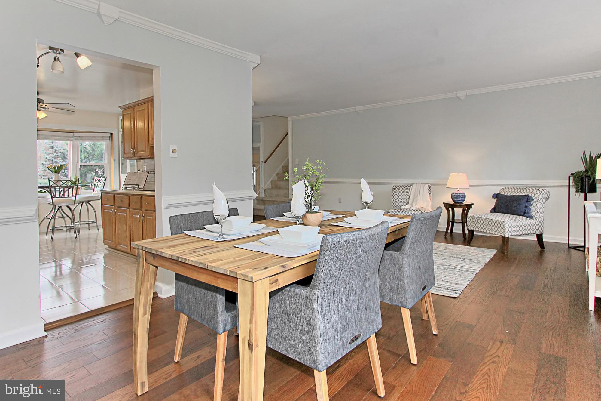 12302 Coleraine Court Reston, VA 20191 - Photo 7 of 35 Dining Area Opens to the Kitchen