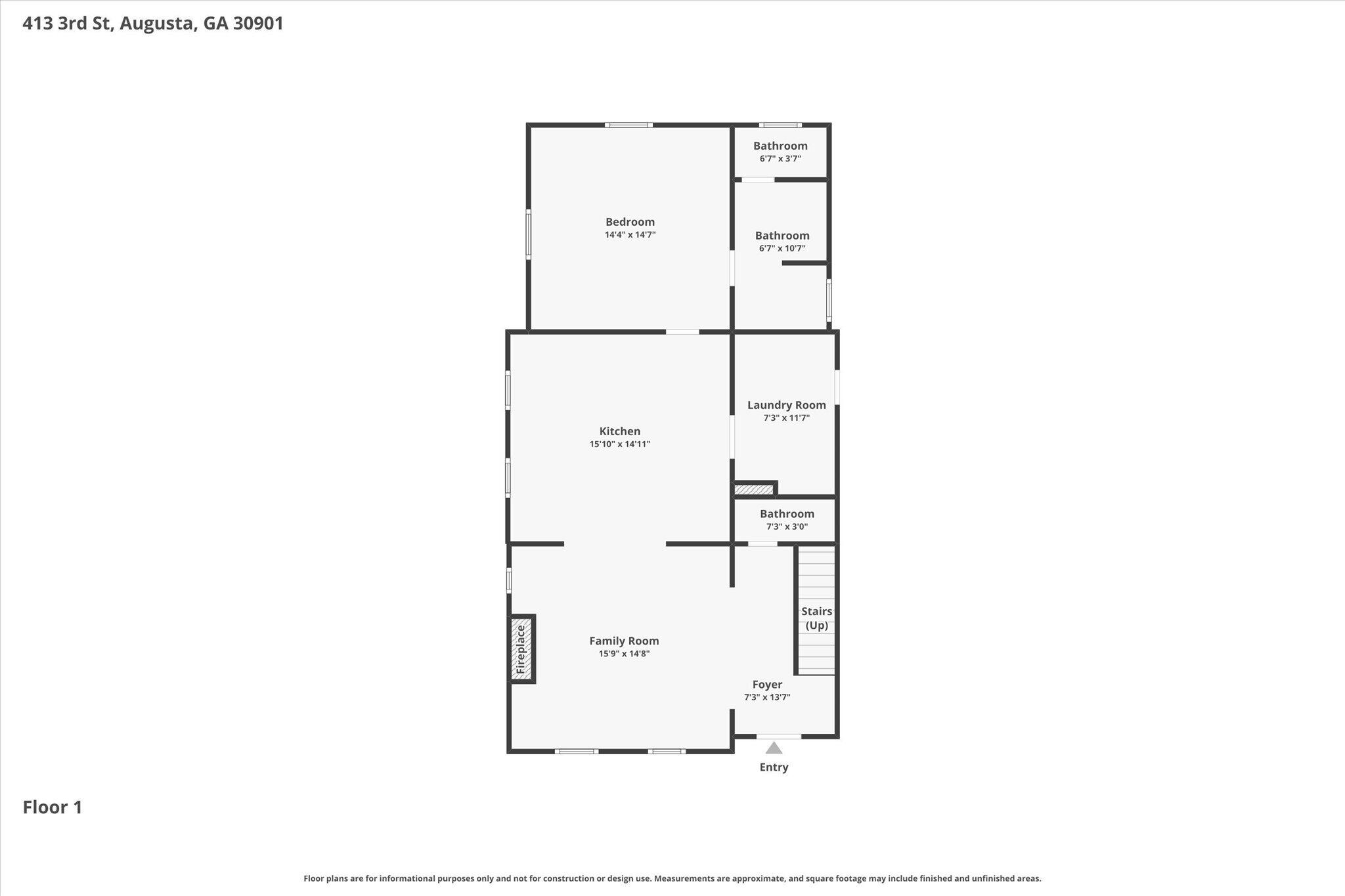 416 3rd Street Augusta, GA 30901 - Photo 47 of 48 02-Floor-1