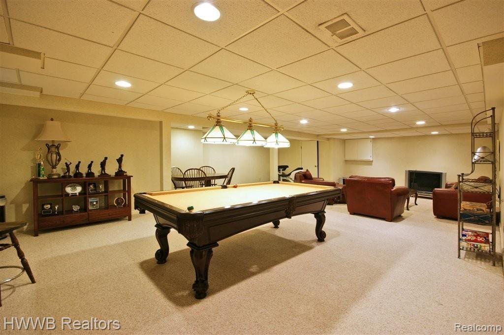 583 Overbrook Road Bloomfield Hills, MI 48302 - Photo 19 of 22 Finished Lower Level