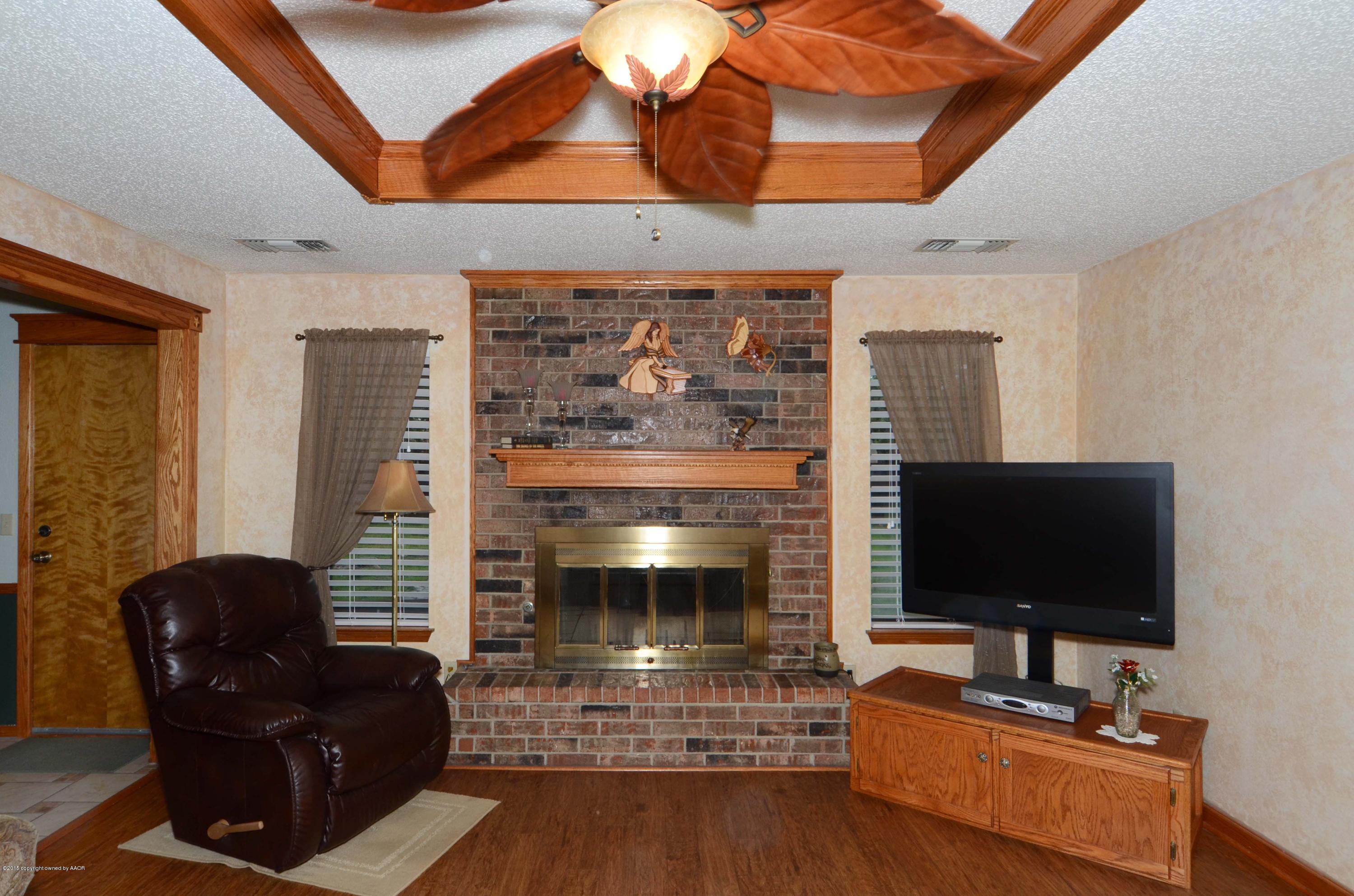 8104 Leah Trail Amarillo, TX 79110 - Photo 21 of 22 a living room with furniture and a fireplace