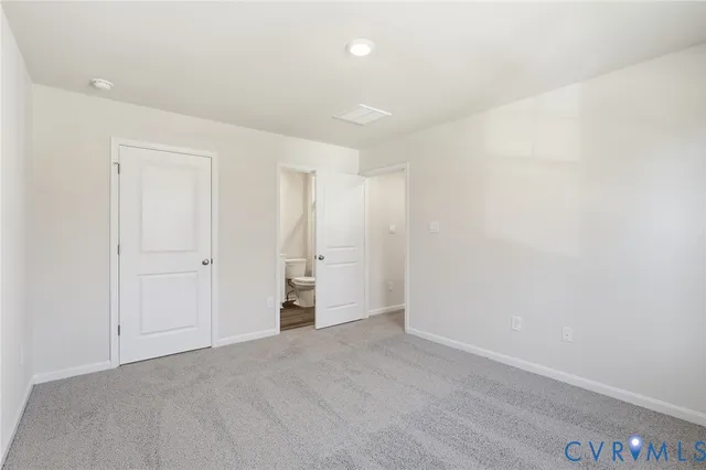 a view of an empty room