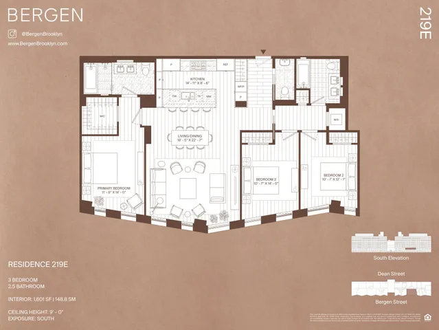 $2,925,000 | 323 Bergen Street, Unit 219E | Boerum Hill