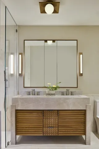 a bathroom with a sink