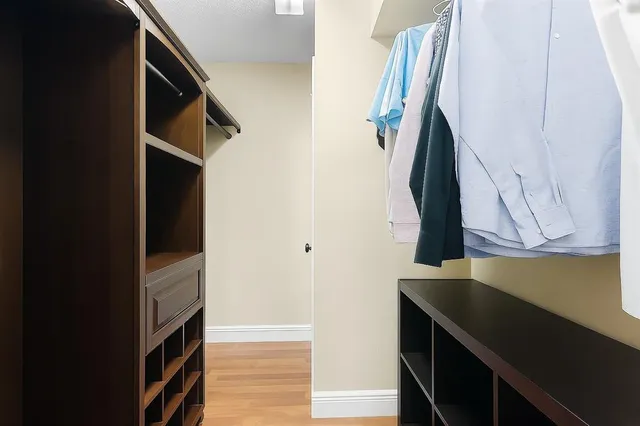 a view of walk in closet