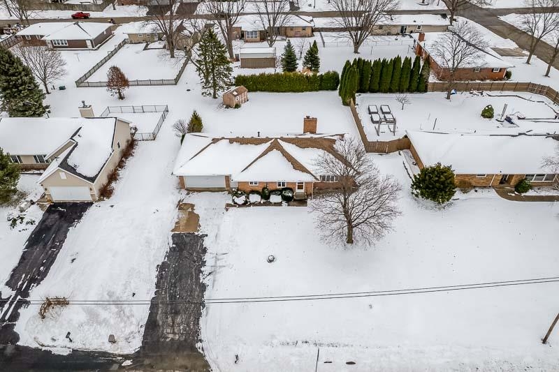 1126 Main Street Pecatonica, IL 61063 - Photo 37 of 40 an aerial view of a house with outdoor space