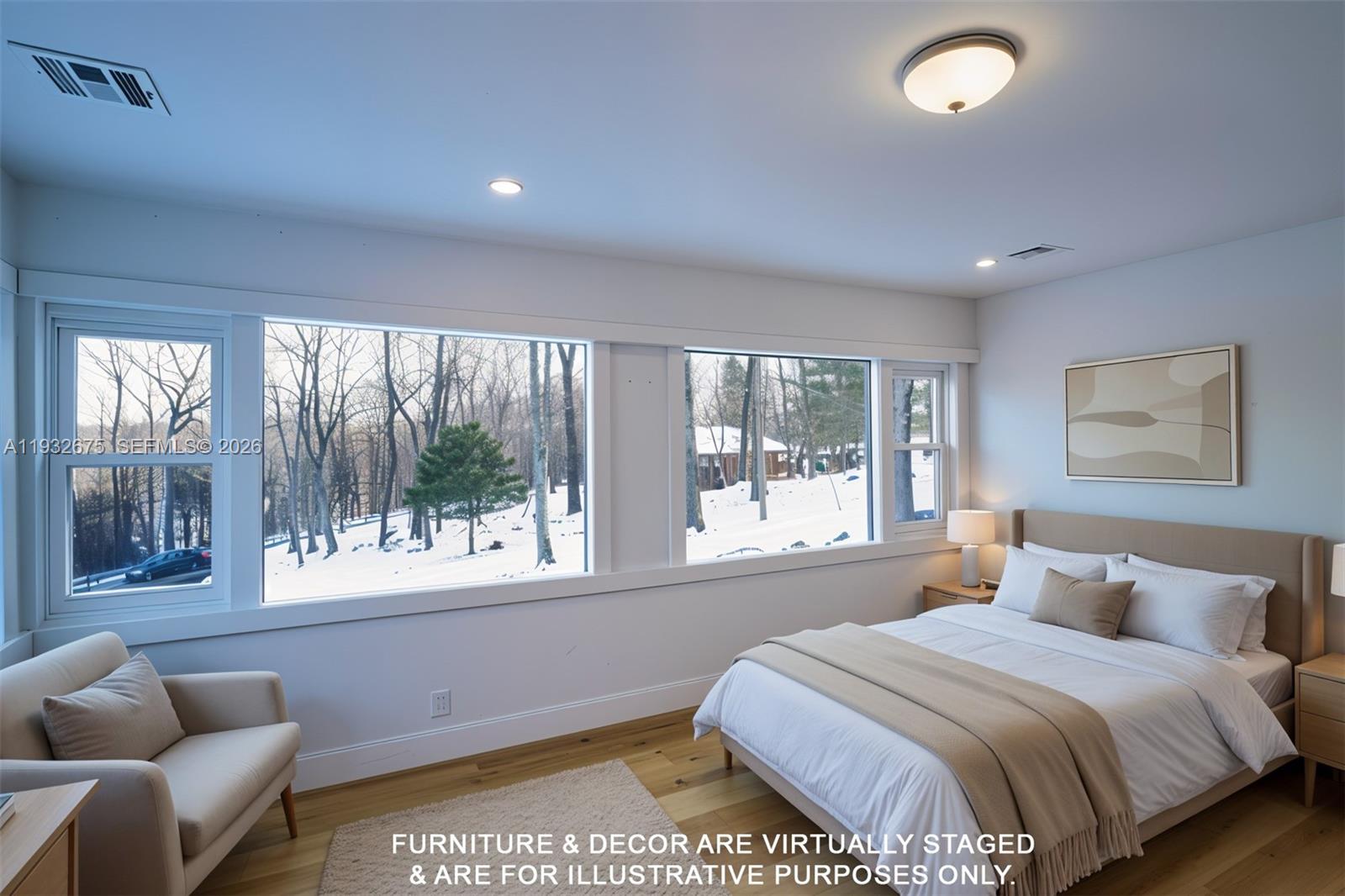 189 McNamara Road Spring Valley, NY 10977 - Photo 13 of 47 a bedroom with a bed and a large window