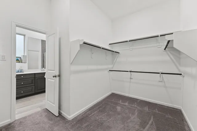 a view of walk in closet