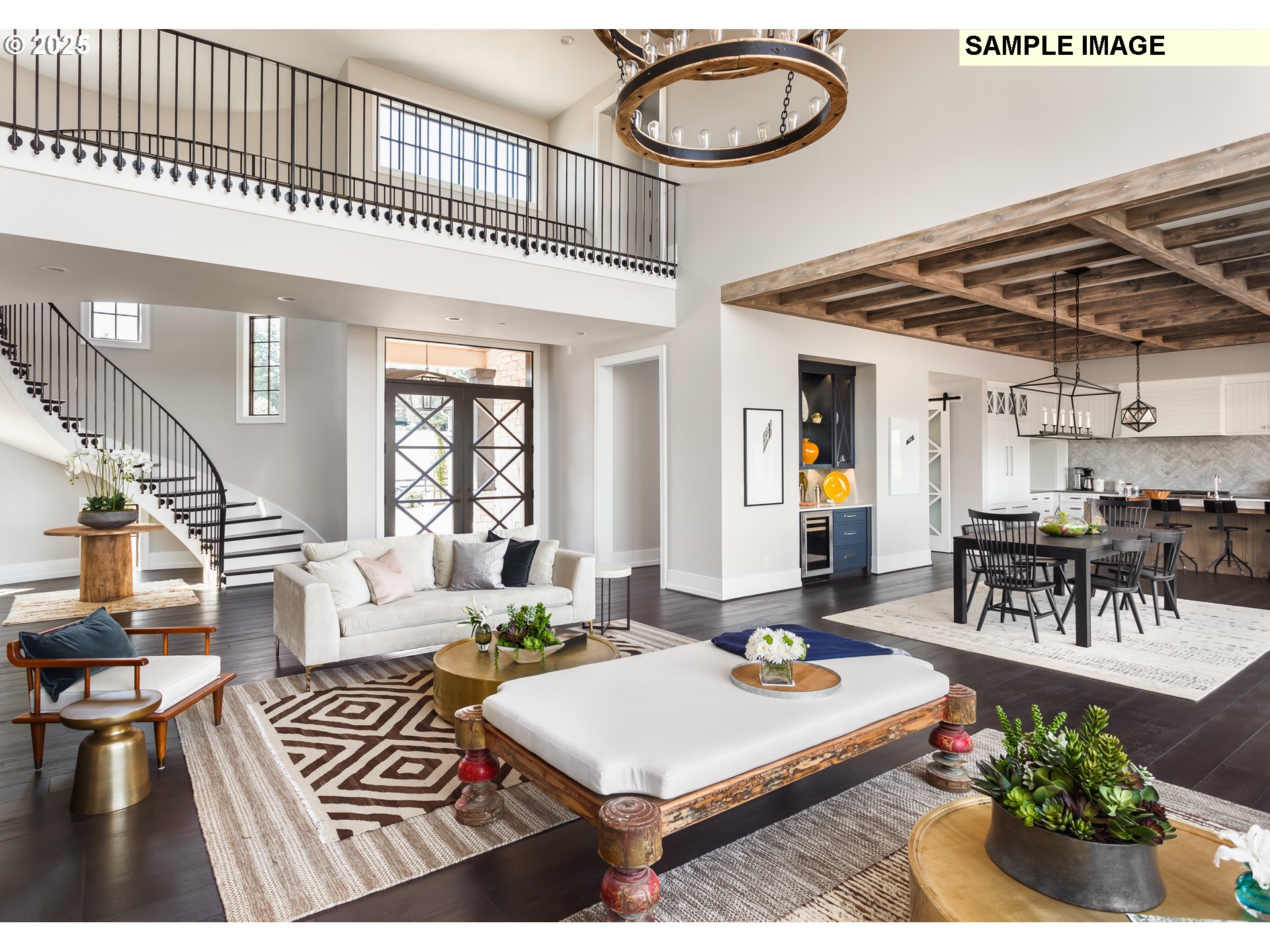 29435 Southwest Mountain Road West Linn, OR 97068 - Photo 36 of 48 a living room with furniture a rug and a table