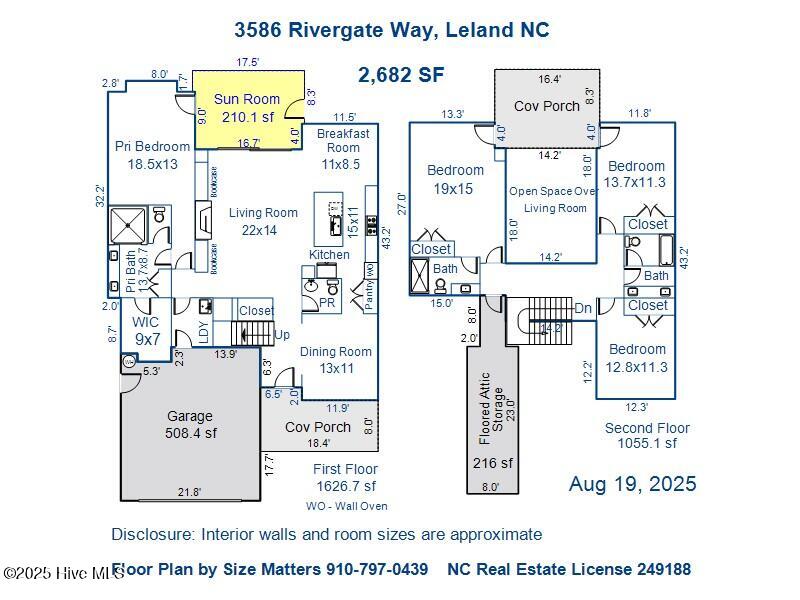 3586 Rivergate Way Northeast Leland, NC 28451 - Photo 61 of 61 floor plan