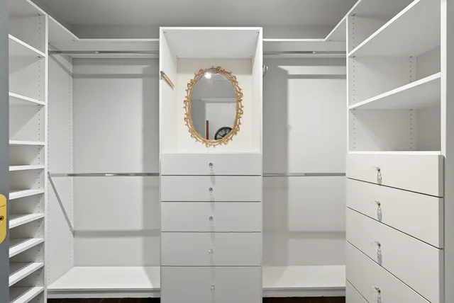 a view of walk in closet