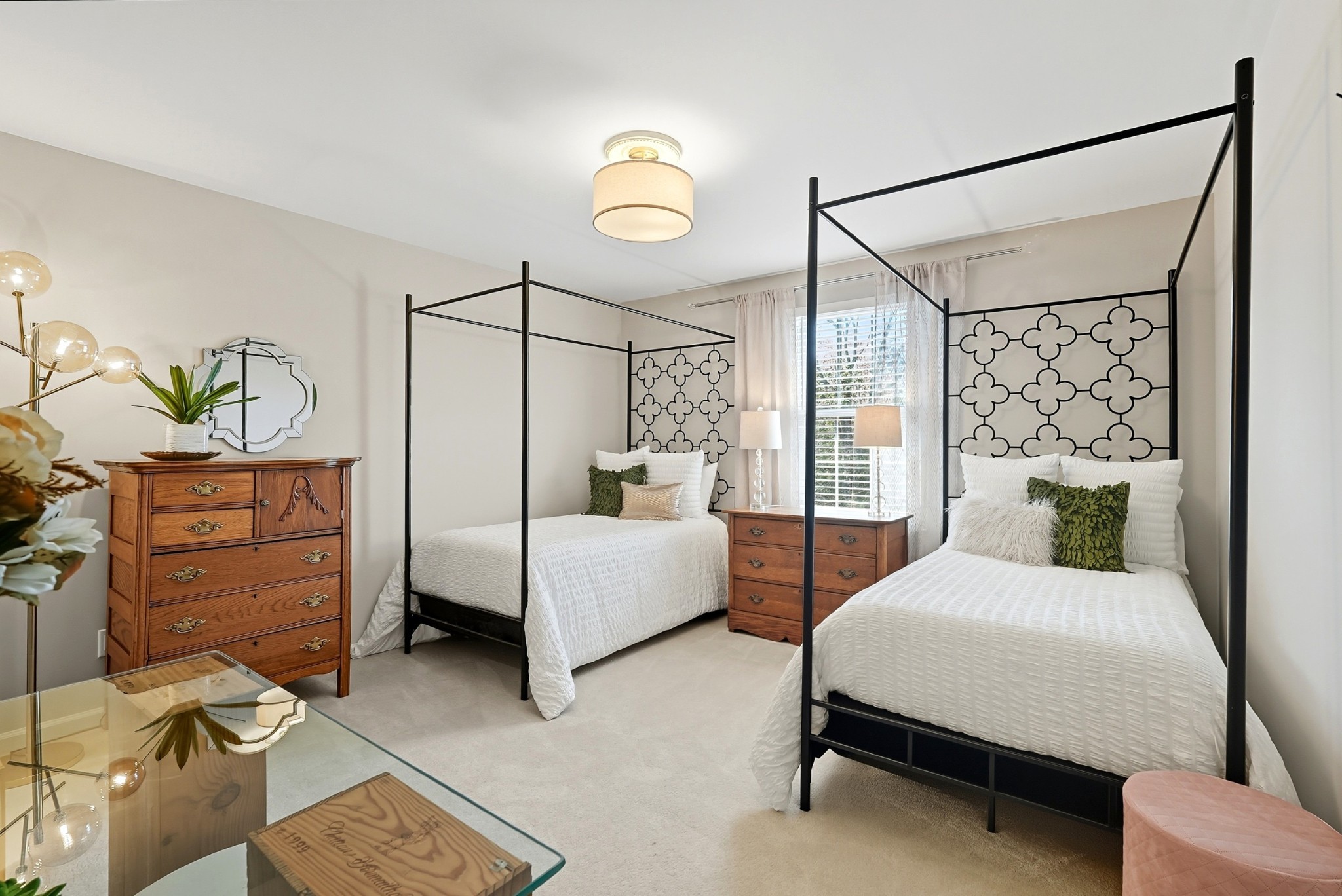 401 Huntington Ridge Drive Nashville, TN 37211 - Photo 21 of 38 a bedroom with a bed and ceiling fan