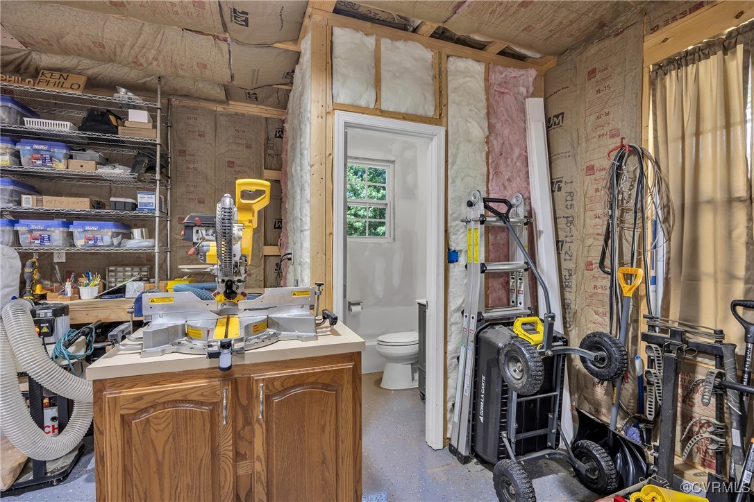 14022 Redhills Road Beaverdam, VA 23015 - Photo 45 of 50 Half bath in the detached garage/workshop
