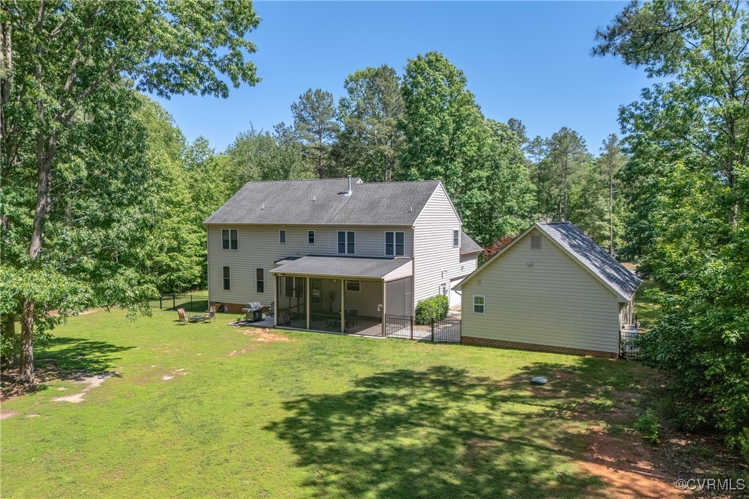 14022 Redhills Road Beaverdam, VA 23015 - Photo 47 of 50 Large fully fenced backyard. Ready for your kids,