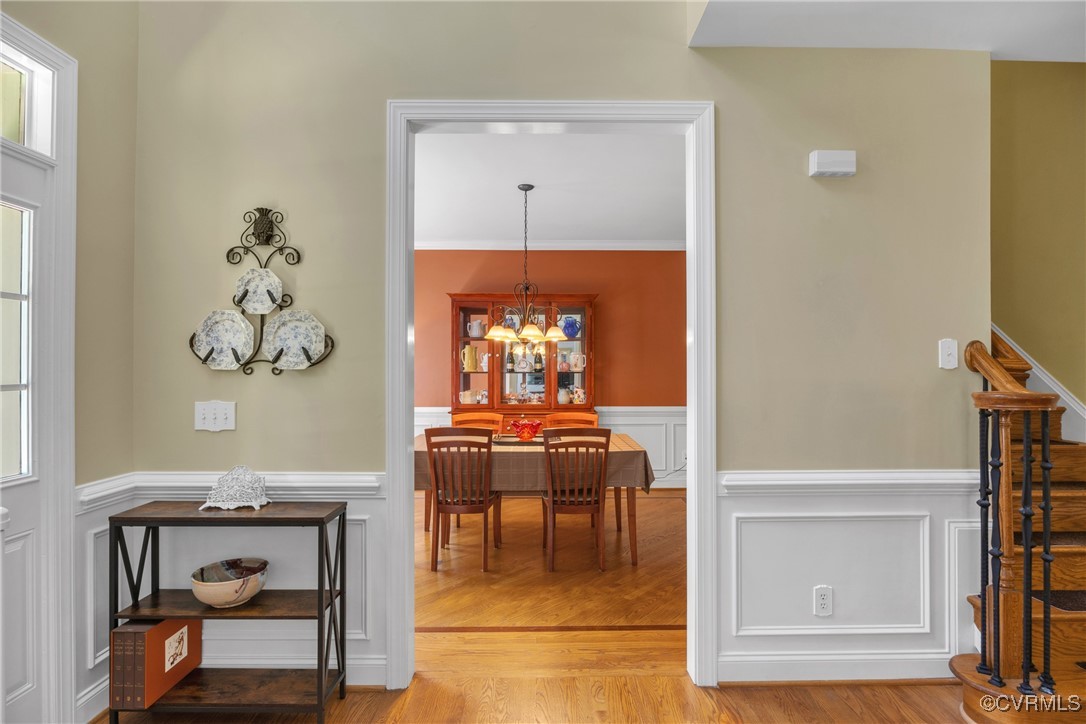 14022 Redhills Road Beaverdam, VA 23015 - Photo 7 of 50 View from foyer into formal dining room. Entry foy