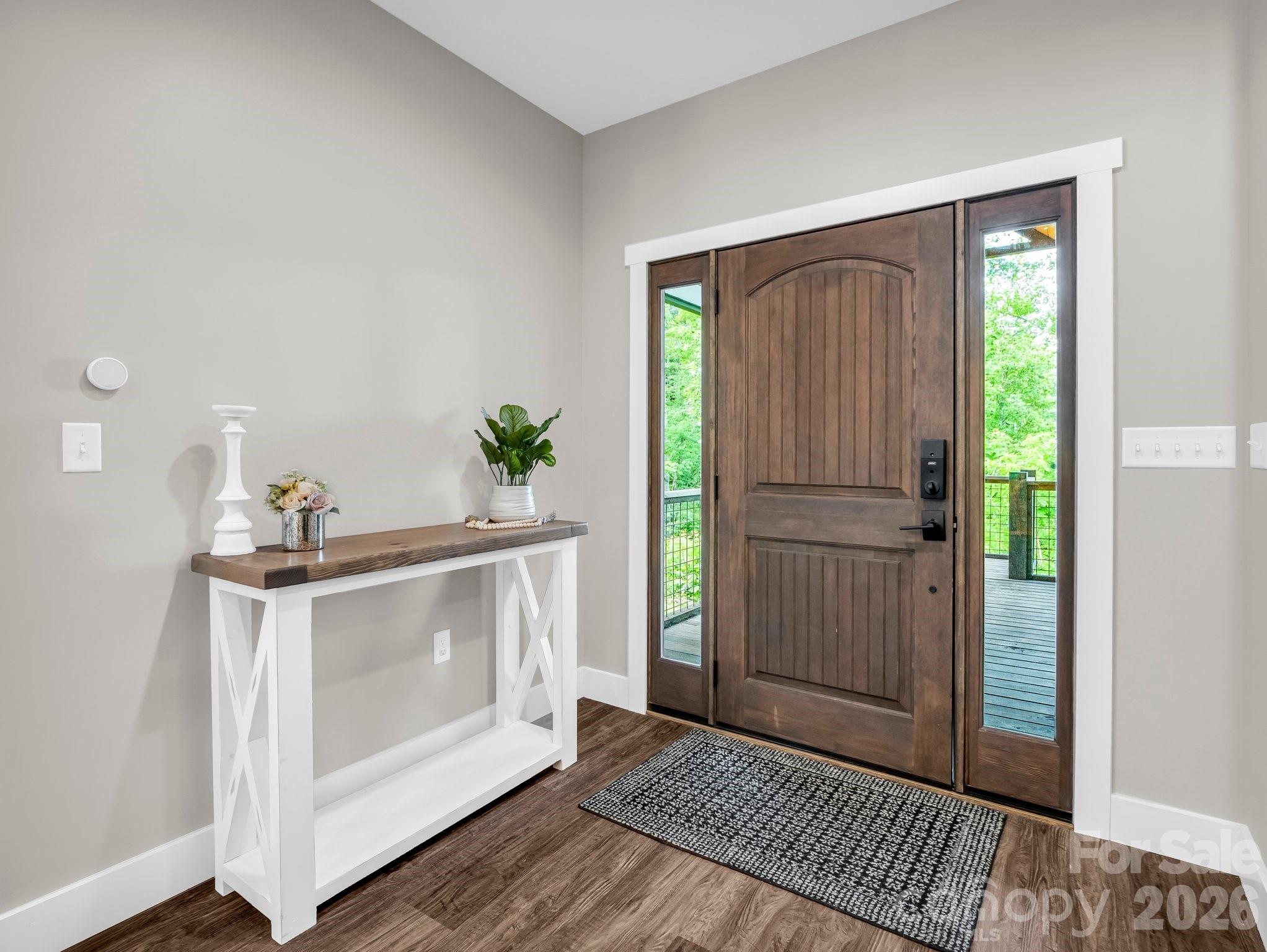 5717 Turnpike Road Horse Shoe, NC 28742 - Photo 27 of 36 a view of entryway with wooden floor