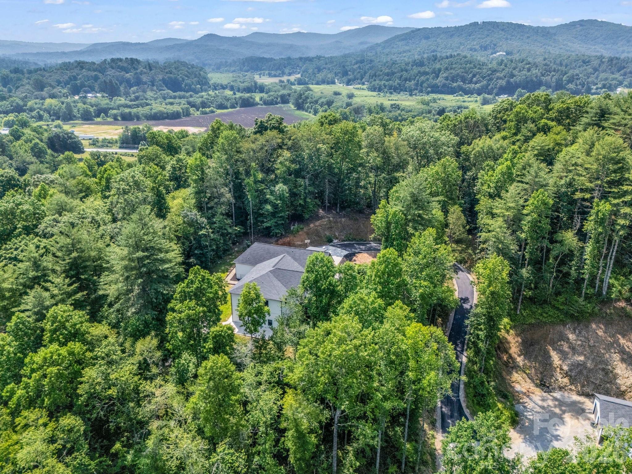 5717 Turnpike Road Horse Shoe, NC 28742 - Photo 4 of 36 an aerial view of a house with a yard