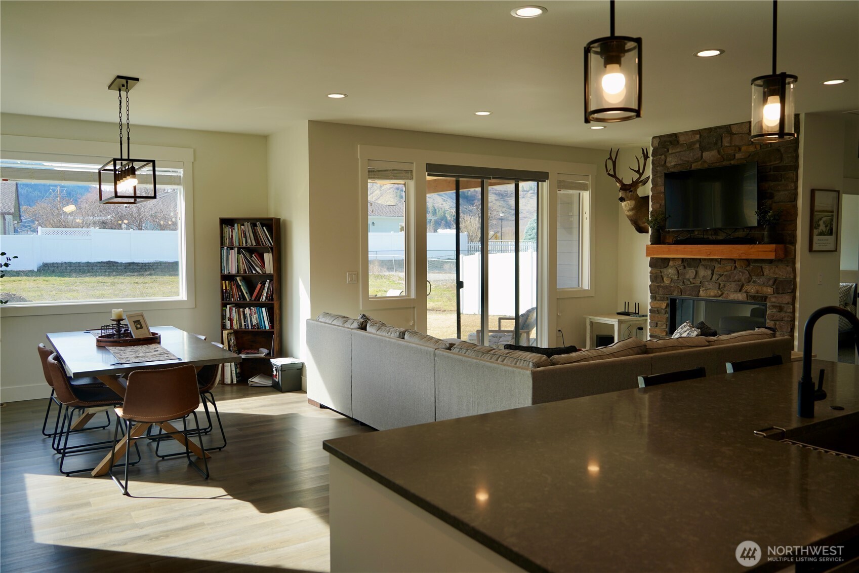 104 Freedom Hills Cashmere, WA 98815 - Photo 12 of 40 a view of a dining room with furniture window and outside view