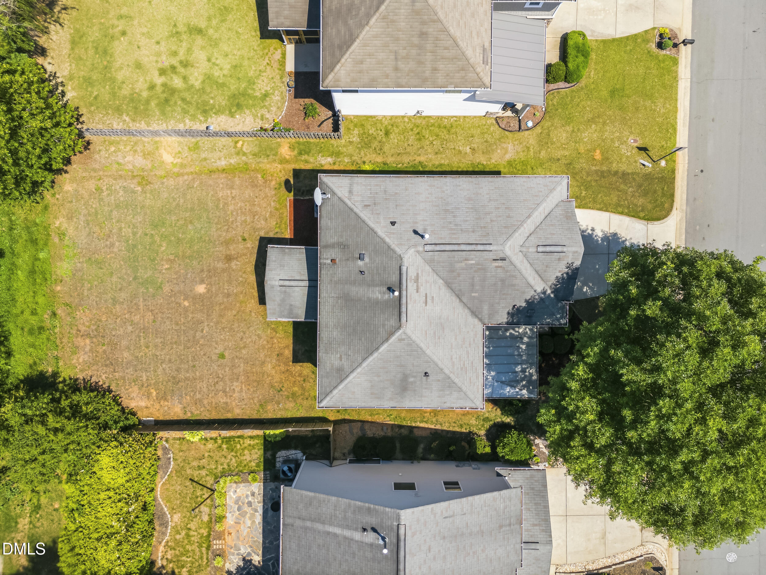 112 Ryder Cup Circle Raleigh, NC 27603 - Photo 36 of 45 an aerial view of a house with a swimming pool