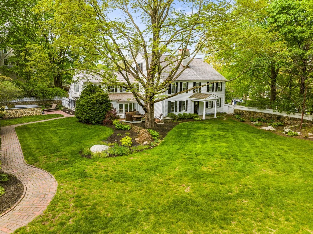597 Main Street Hingham, MA 02043 - Photo 42 of 42 a view of a house with a yard