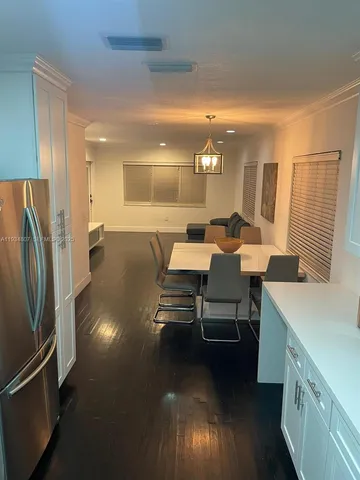 a outdoor space with lots of counter space and windows