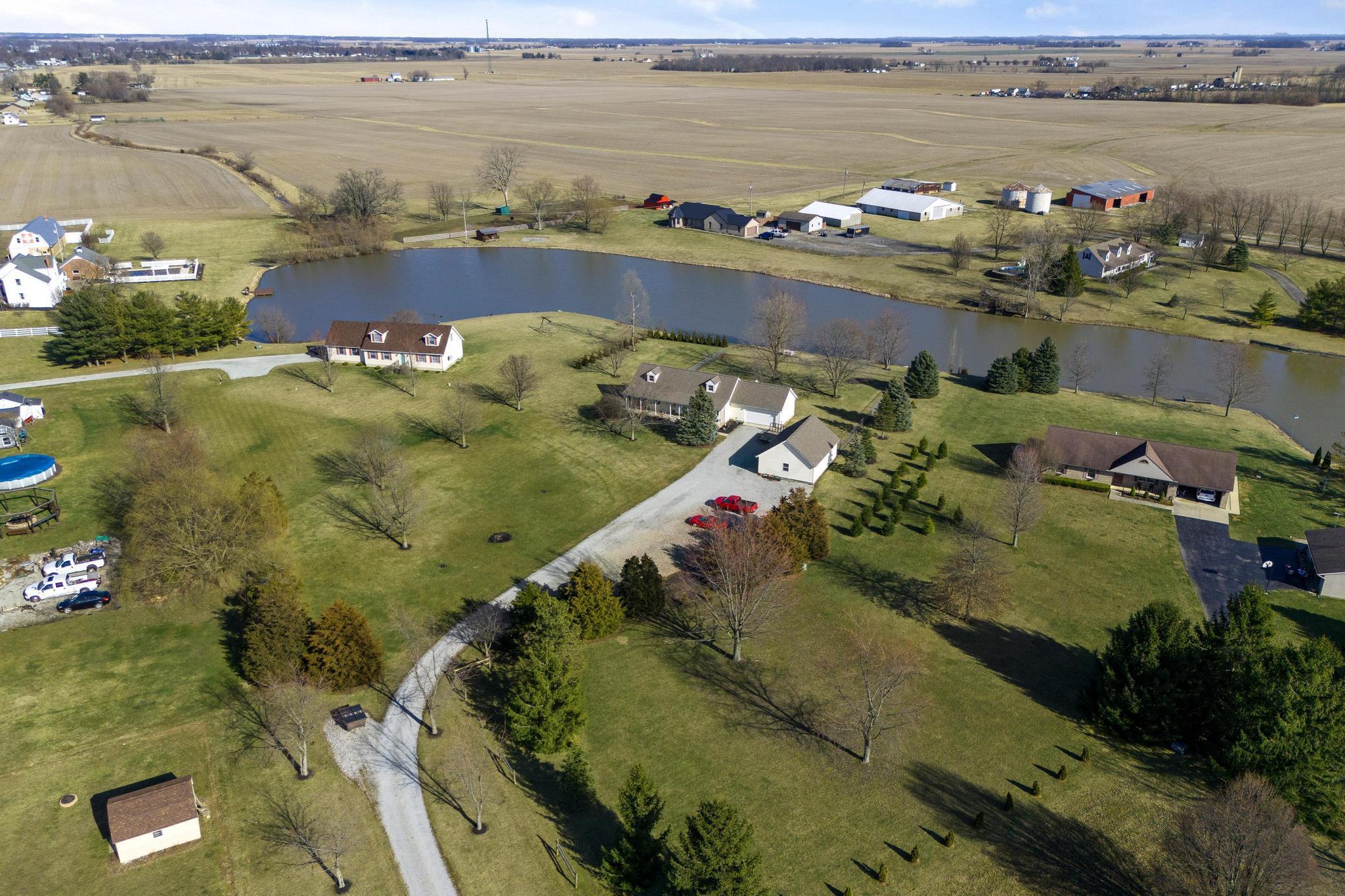 75 South State Rte 72 Sabina, OH 45169 - Photo 30 of 48 aerial view of driveway