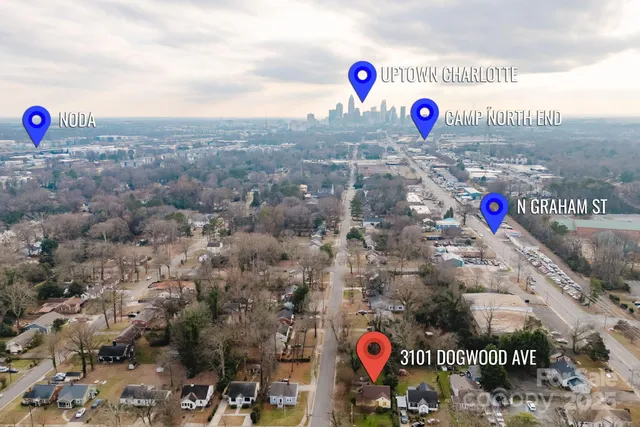 a view of an outdoor space with a street