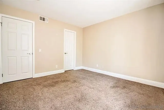 a view of an empty room