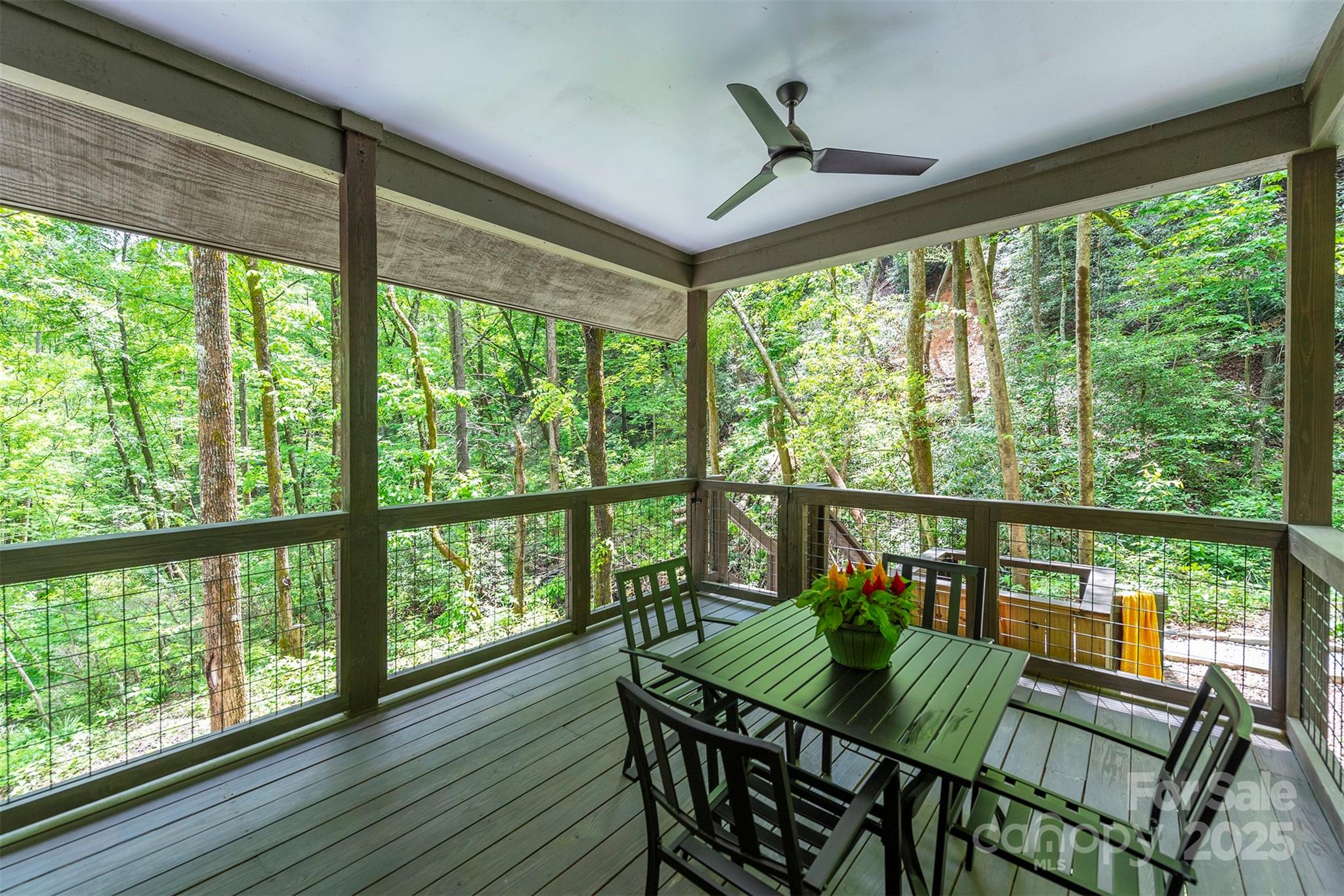 401 Winterle Road Black Mountain, NC 28711 - Photo 11 of 44 a view of a city from a balcony